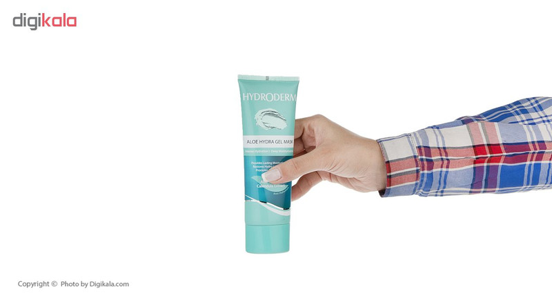 ماسک آبرسان پوست هیدرودرم مدل Aloe Vera مناسب پوست های حساس وزن 100 گرم