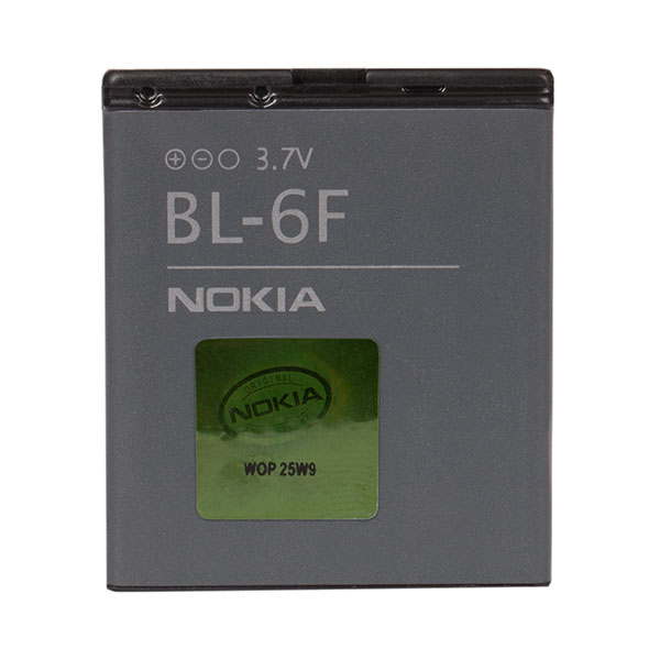 باتری موبایل مدل BL-6F ظرفیت 1200 میلی آمپر ساعت مناسب برای گوشی موبایل نوکیا N95 8G