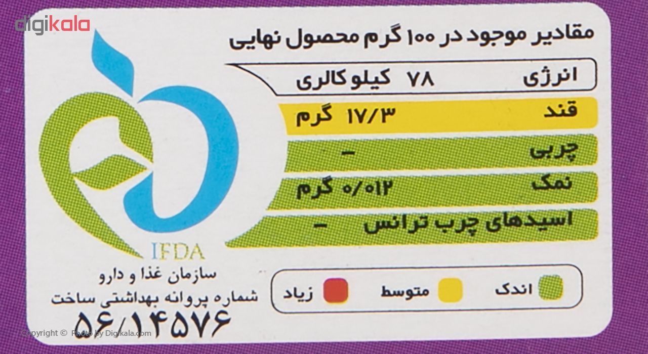 پودر ژله انگور فرمند مقدار 100 گرم main 1 5