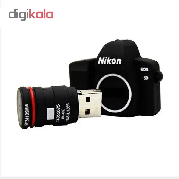 فلش مموری طرح دوربین عکاسی نیکون مدل Ul-CN02 ظرفیت 64 گیگابایت