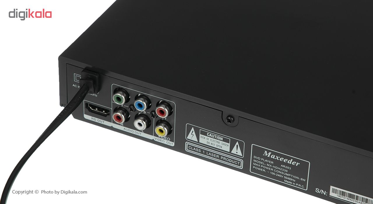 پخش کننده DVD مکسیدر مدل AR-203