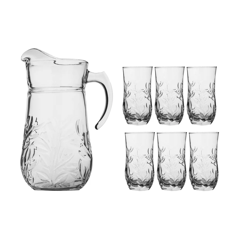 سرویس پارچ و لیوان 7 پارچه نوری تازه مدل  نارسیس کد 372101W