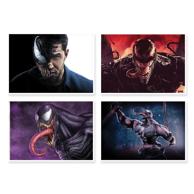 پوستر طرح Venom کد A-1154 مجموعه 4 عددی