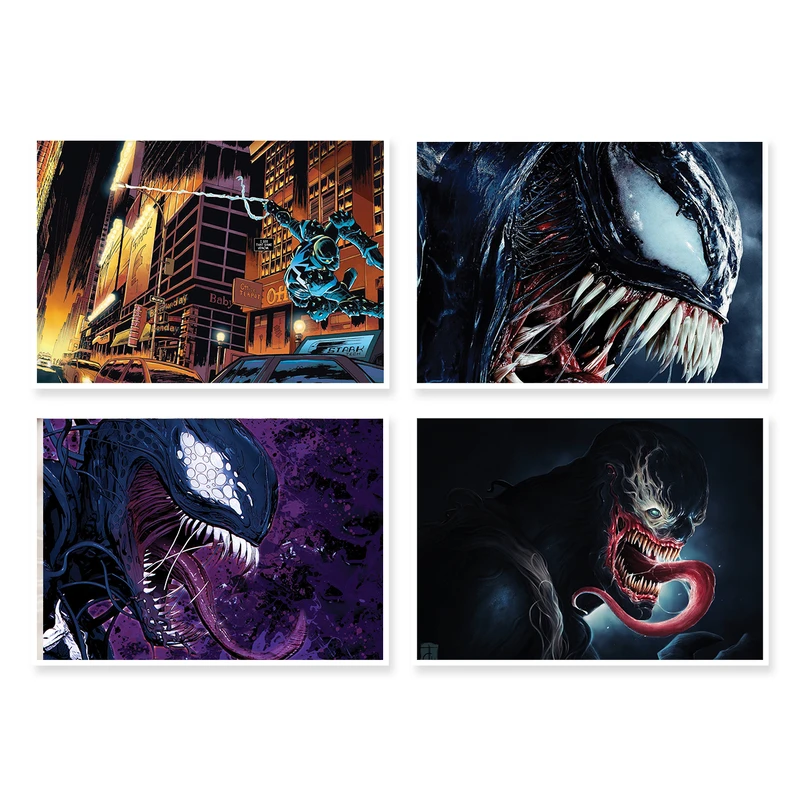 پوستر طرح Venom کد A-1157 مجموعه 4 عددی