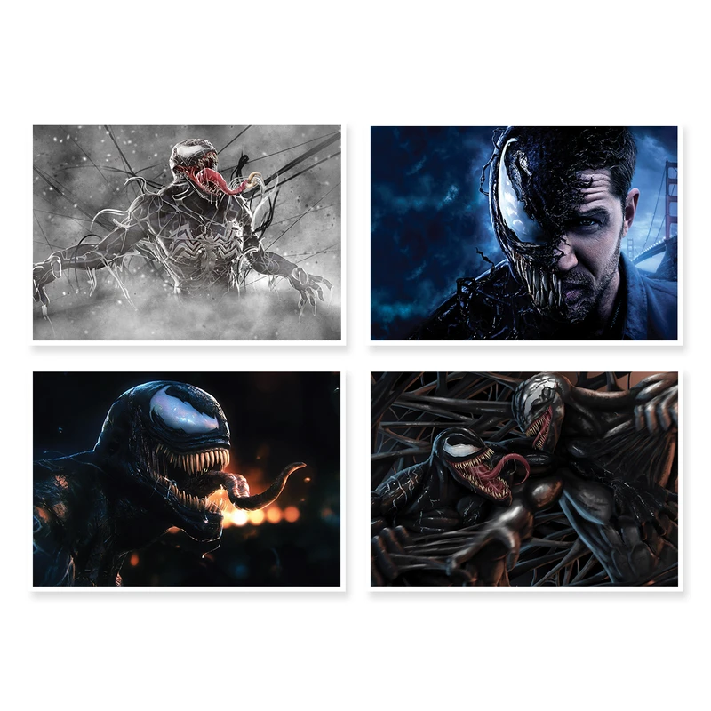 پوستر طرح Venom کد A-1158 مجموعه 4 عددی