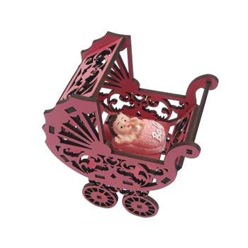 گیفت تولد طرح کالسکه کد M303 بسته 10 عددی