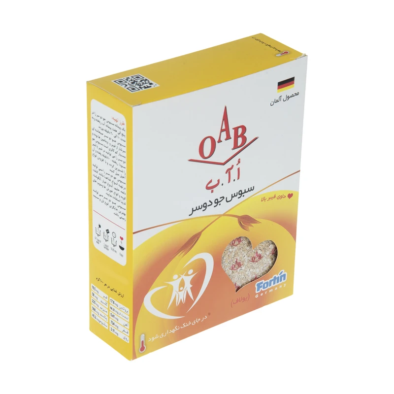 سبوس جو دو سر اُ آ ب مقدار 200 گرم