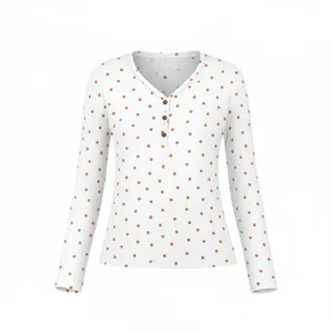 بلوز آستین بلند یقه گرد زنانه مدل هارت