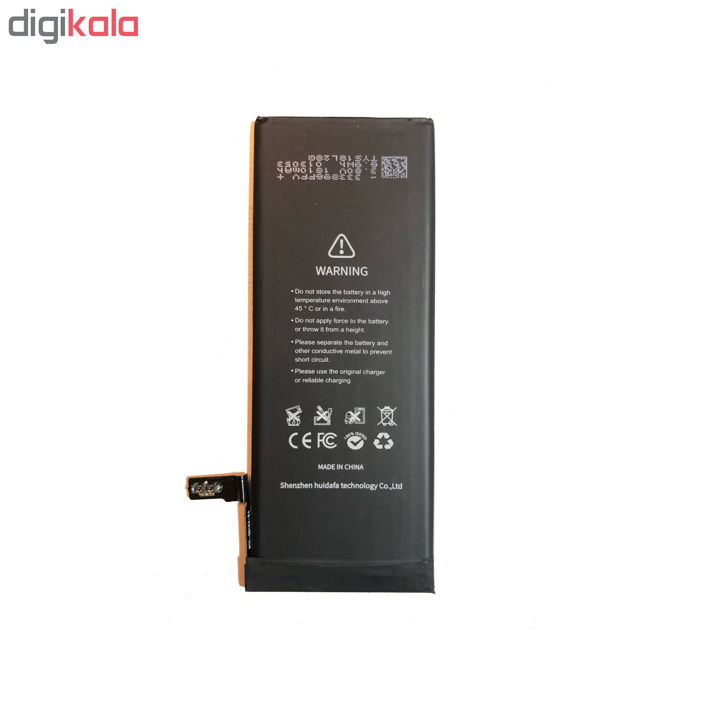 باتری موبایل دجی مدل DJ-IPH6S ظرفیت 1715 میلی آمپر ساعت مناسب برای گوشی موبایل اپل iPhone 6S