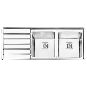 سینک ظرفشویی پرنیان استیل کد Ps 1214 توکار