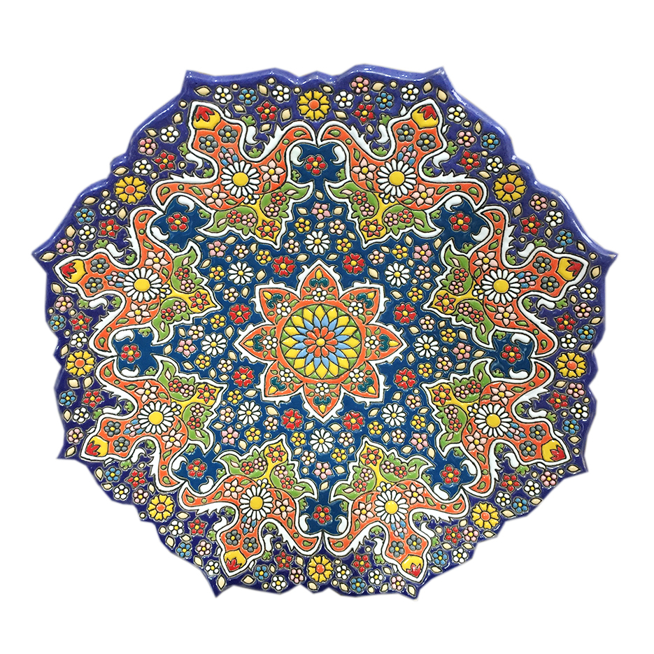 بشقاب میناکاری کد 5