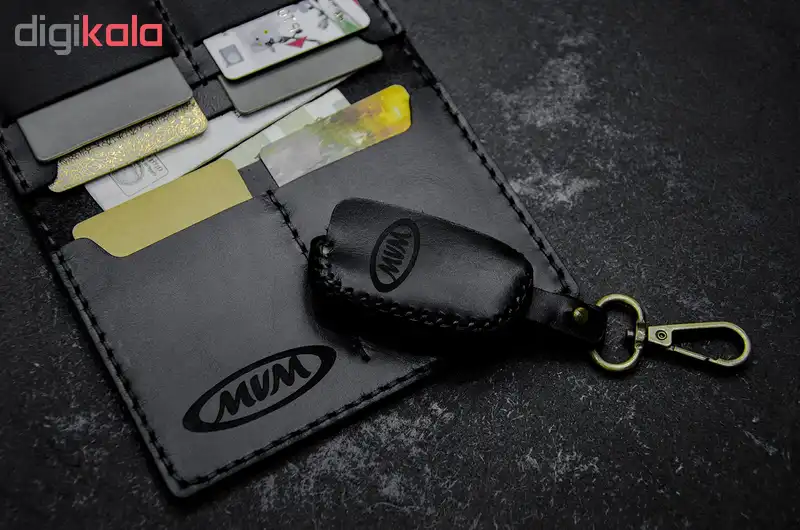 ست هدیه چرمینه اسپرت طرح ام وی ام کد 34027-BT3