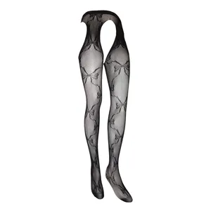 جوراب شلواری زنانه طرح پاپیون کد BAZ5