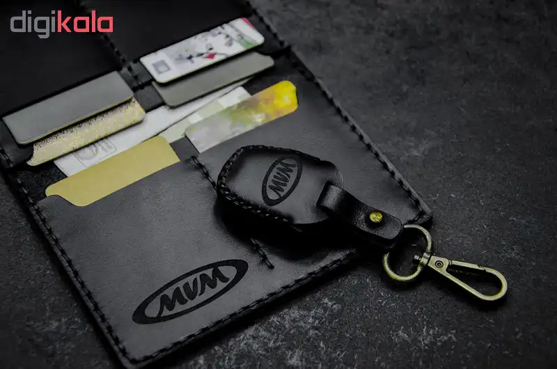 ست هدیه چرمینه اسپرت طرح ام وی ام کد 34027-B