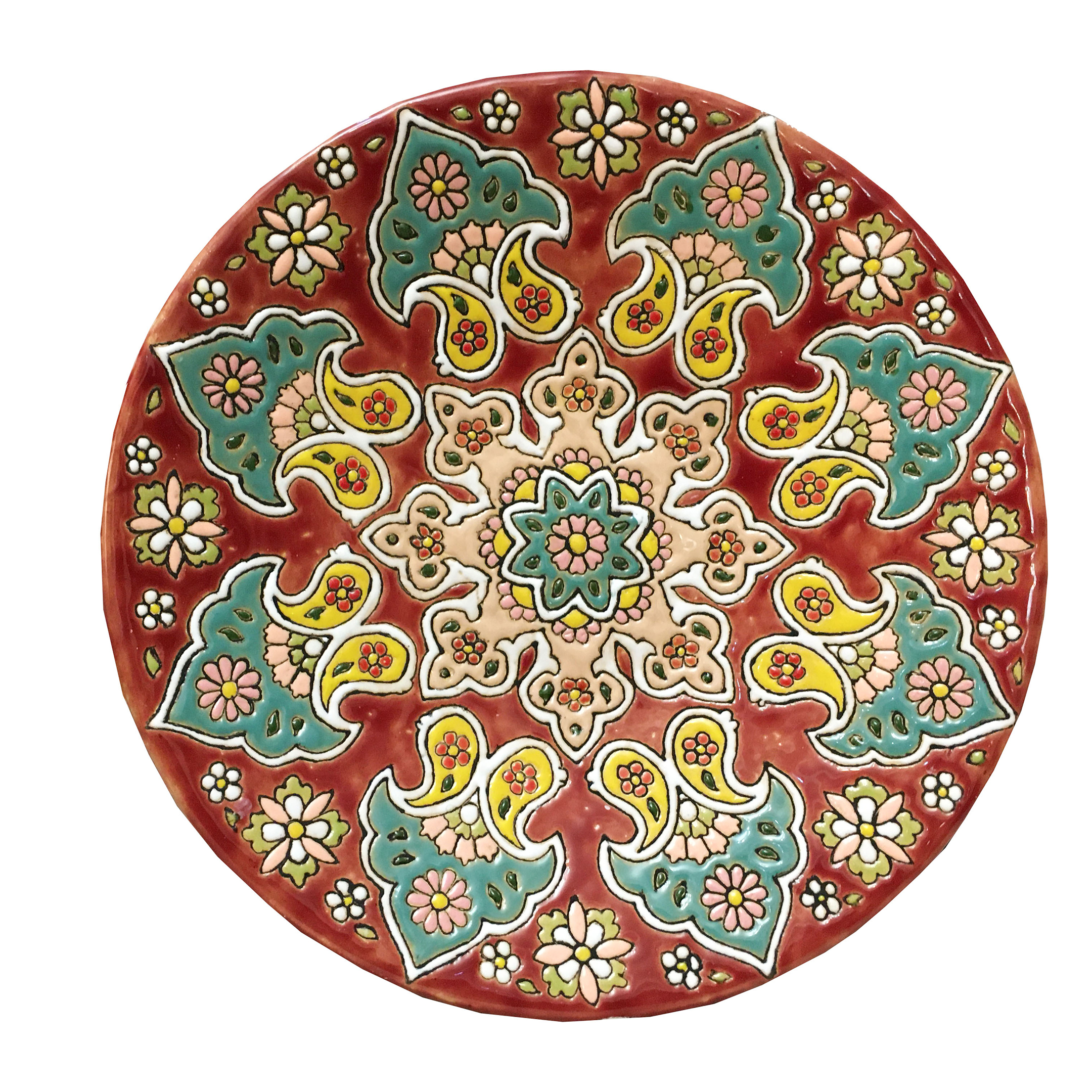 بشقاب میناکاری کد 6