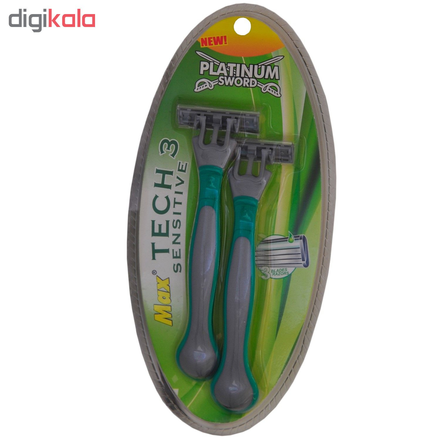 خود تراش مکس مدل PLA-3 بسته 2 عددی