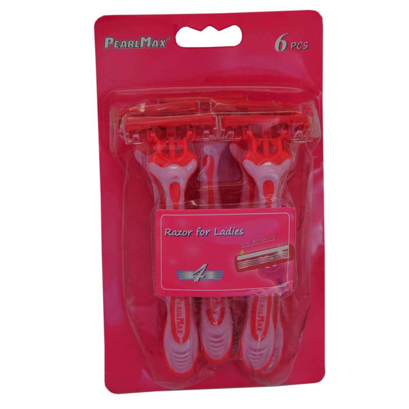 خودتراش پیرل مکس مدل PM-4406L بسته 6 عددی