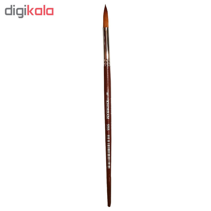 قلم مو گرد خرم شماره 8 کد 555