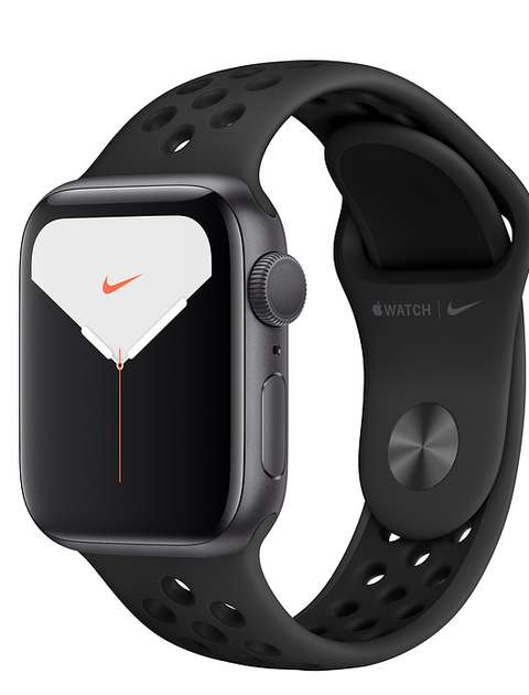 ساعت هوشمند اپل واچ سری 5 مدل 44mm Aluminum Case With Anthracite Nike Sport Silicon Band