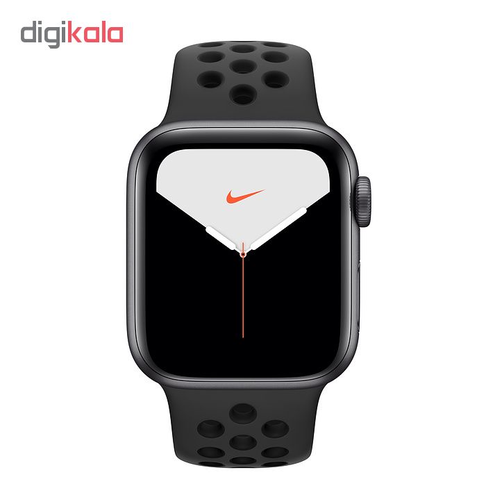 ساعت هوشمند اپل واچ سری 5 مدل 40mm Aluminum Case With Anthracite Nike Sport Silicon Band -  - 6