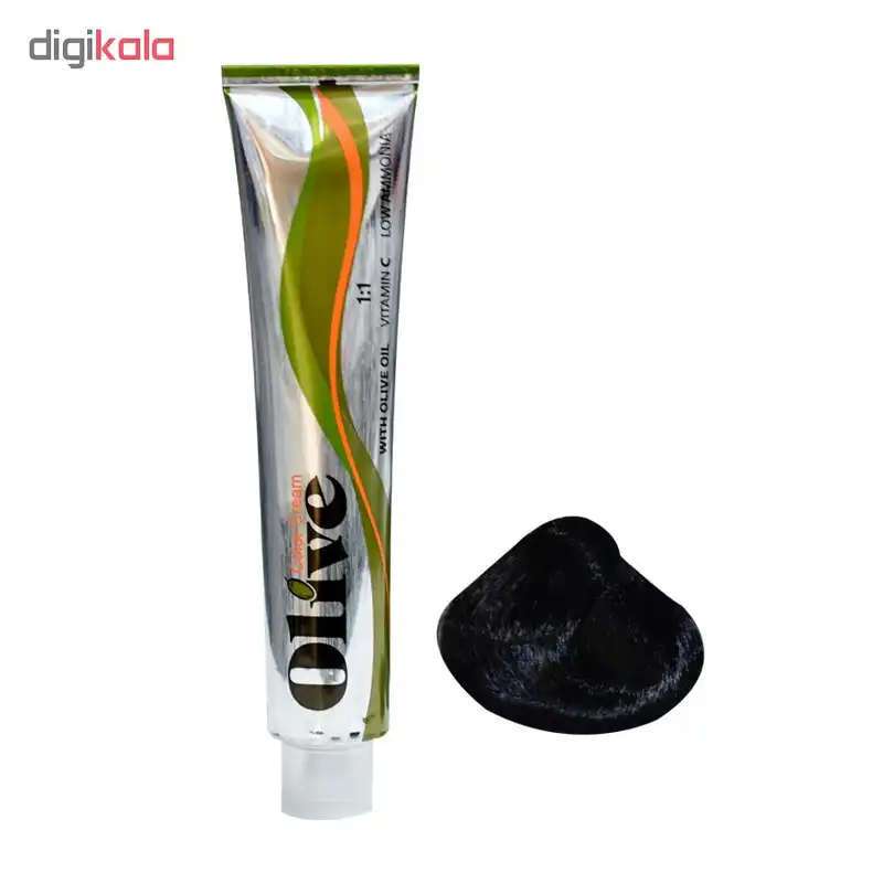 رنگ مو الیو شماره 1 حجم 100 میلی لیتر رنگ مشکی