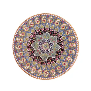 بشقاب میناکاری سفالی کد 510