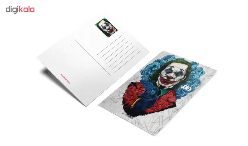 کارت پستال ماسا دیزاین طرح جوکر کد postv19