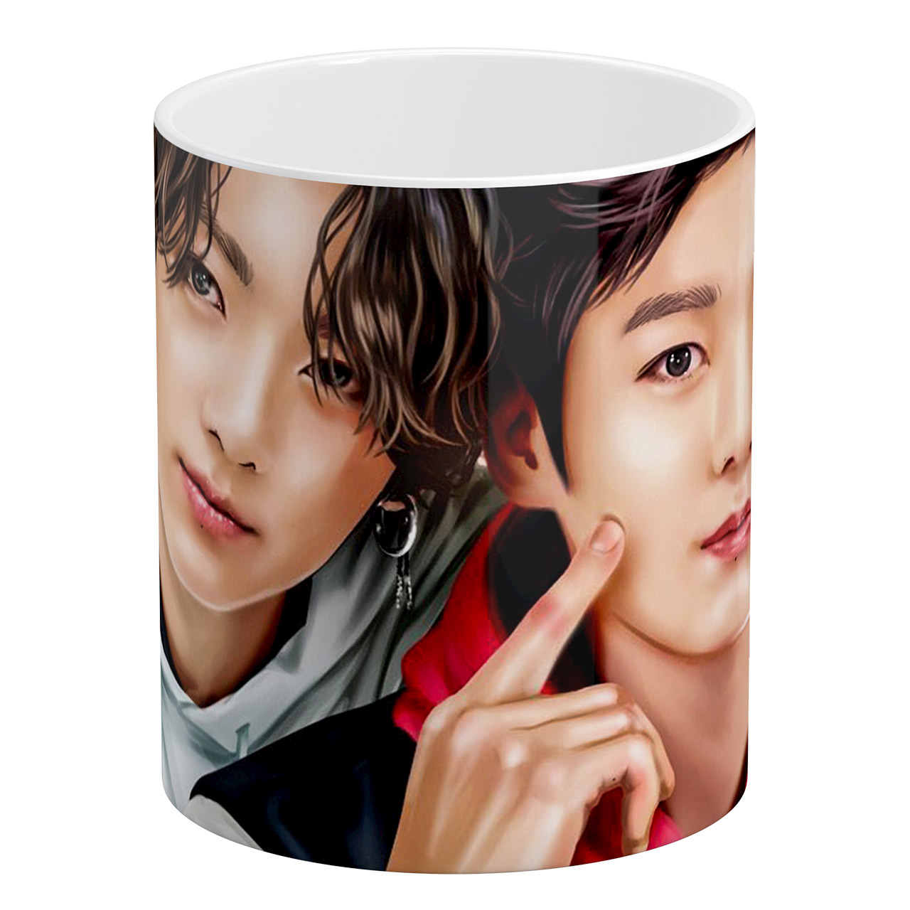 ماگ آبنبات رنگی طرح BTS - Jungkook کد KSA0337 ماگ آبنبات رنگی طرح BTS - Jungkook کد KSA0337