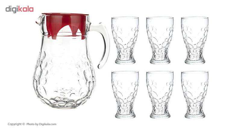 ست پارچ و لیوان 7 پارچه نوری تازه سری ملانی مدل 332101W