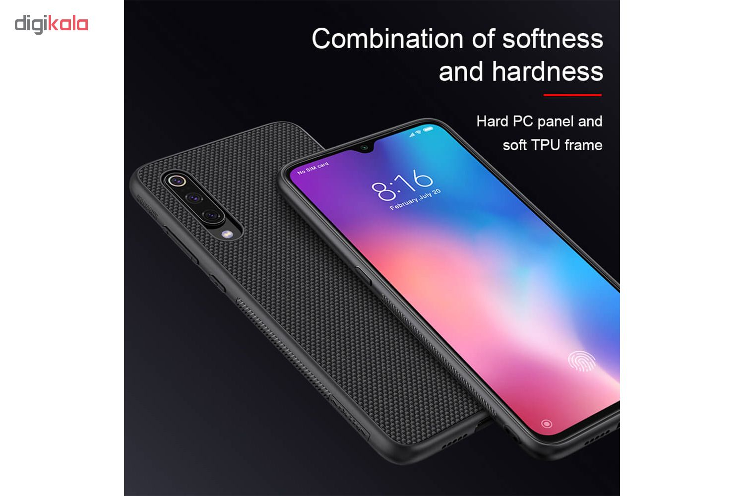 کاور نیلکین مدل Textured-2019 مناسب برای گوشی موبایل شیائومی Mi 9