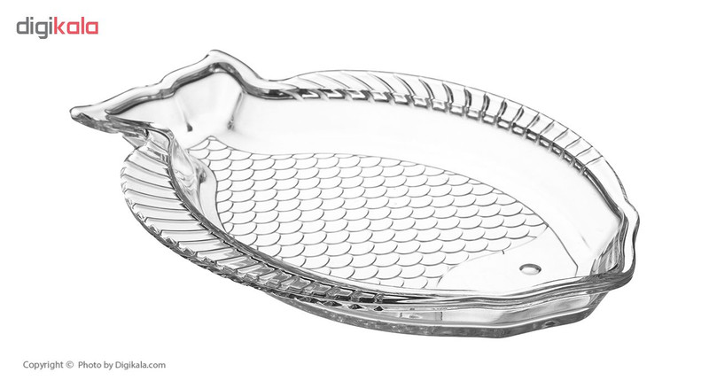 ظرف سرو نوری تازه طرح ماهی مدل 641001W بسته 2 عددی