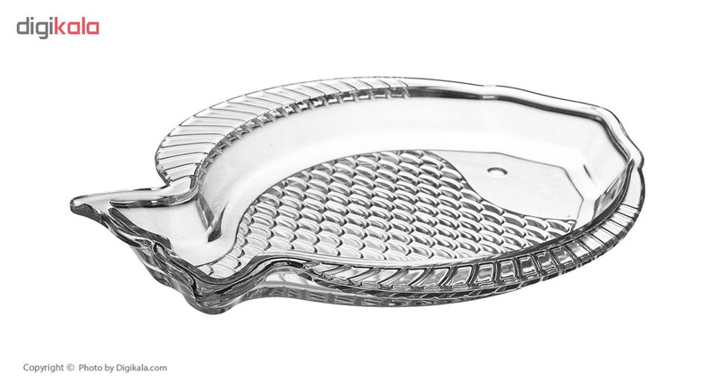 ظرف سرو نوری تازه طرح ماهی مدل 641001W بسته 2 عددی