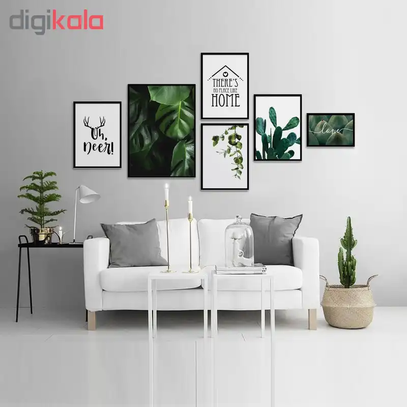 تابلو مدل برگ انجیری مجموعه 6 عددی