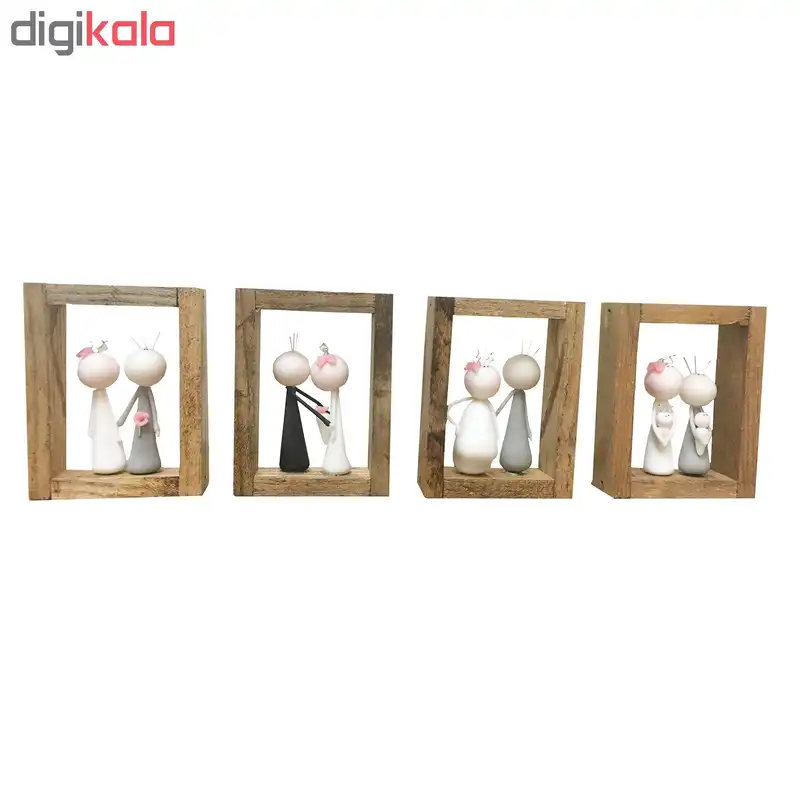 دیوار کوب مدل چرخه عشق کد 10 مجموعه 4 عددی