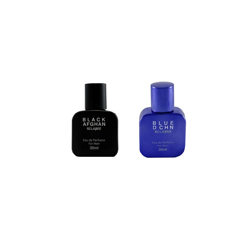 عطر جیبی مردانه اسکلاره مدل Bleu D Chn and Black Afghan بسته 2 عددی