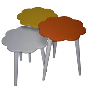 میز عسلی طرح گل کد 01 مجموعه 3 عددی
