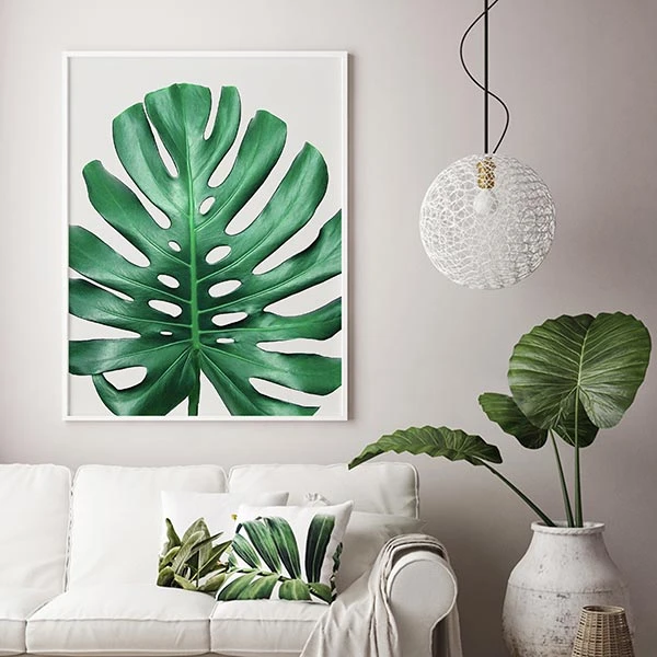 تابلو سالی وود طرح برگ مانسترا کد T130116