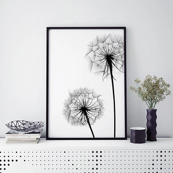 تابلو سالی وود طرح عشق قاصدک ها کد T130119