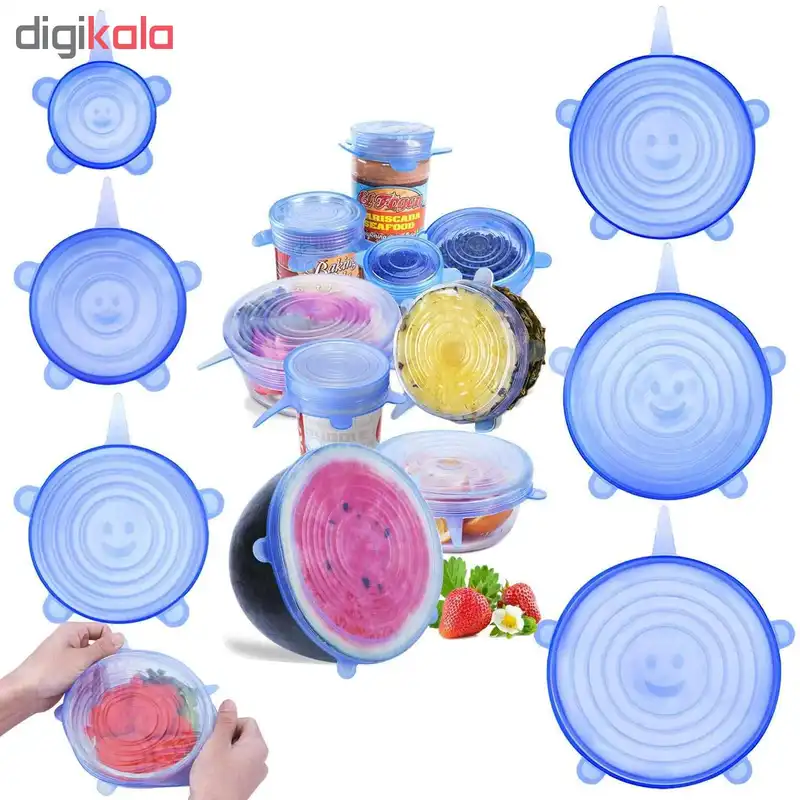 درپوش محافظ غذا مدل A11 بسته 6 عددی