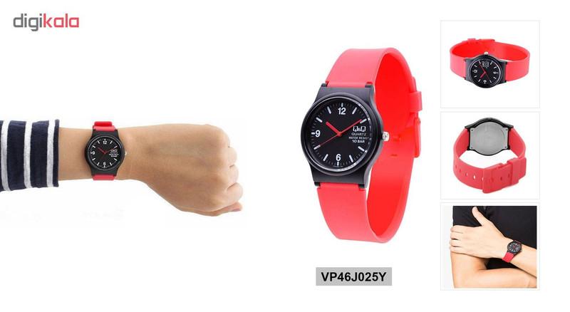ساعت مچی عقربه ای زنانه کیو اند کیو کد vp46j025y ساعت مچی عقربه ای زنانه کیو اند کیو کد vp46j025y