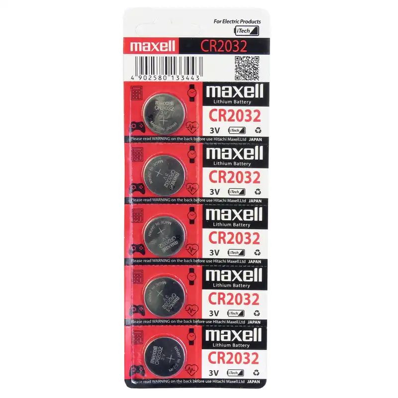 باتری سکه ای مدل CR2032 بسته 5 عددی