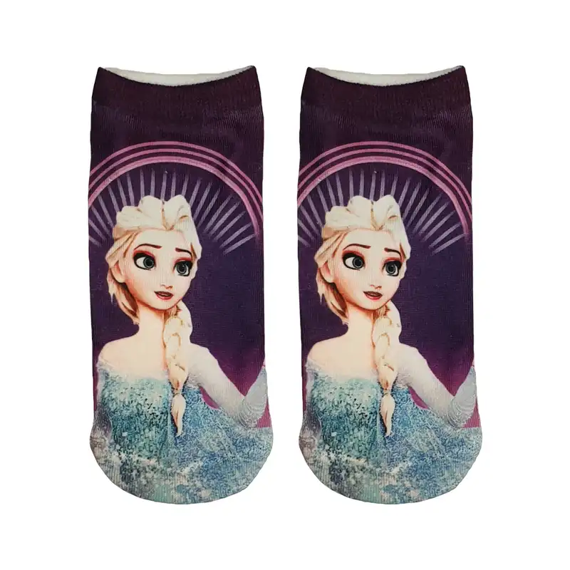 جوراب دخترانه طرح السا و آنا کد 22