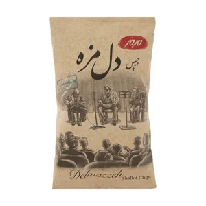چیپس مزمز با طعم موسیر مقدار 100 گرم
