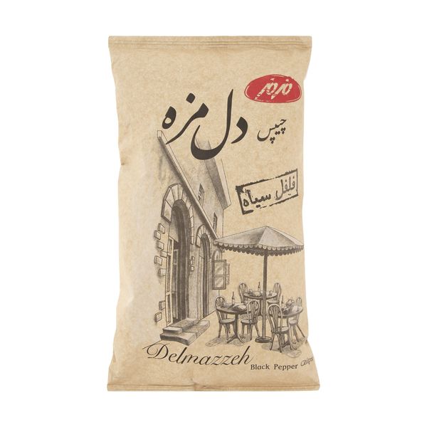 چیپس مزمز با طعم فلفل سیاه - 90 گرم