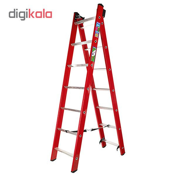 نردبان 14 پله آلومینیوم صنعت کد 714