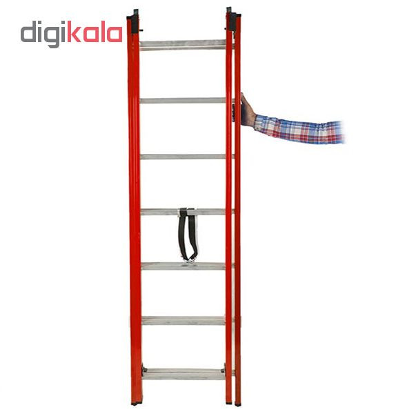 نردبان 14 پله آلومینیوم صنعت کد 714