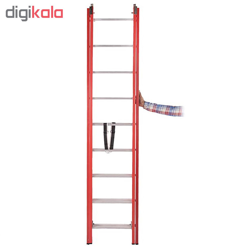 نردبان 18 پله آلومینیوم صنعت کد 718