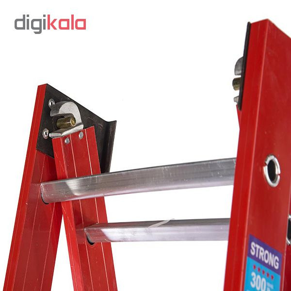 نردبان 18 پله آلومینیوم صنعت کد 718