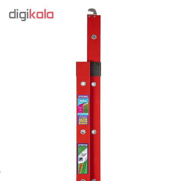 نردبان 21 پله آلومینیوم صنعت کد 721