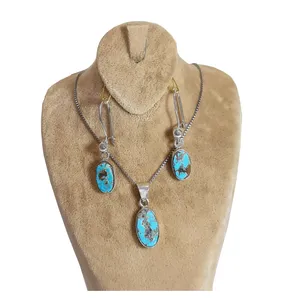 نیم ست نقره زنانه کد 2047